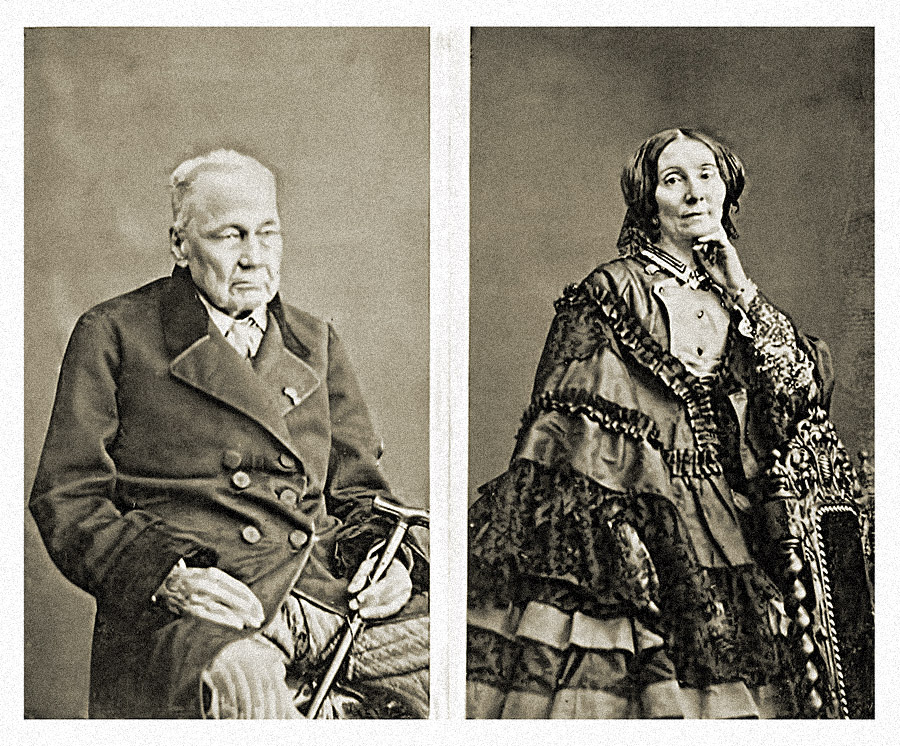 Alexis Massenet et sa seconde épouse, Adélaïde née Royer de Marancour (vers 1860)